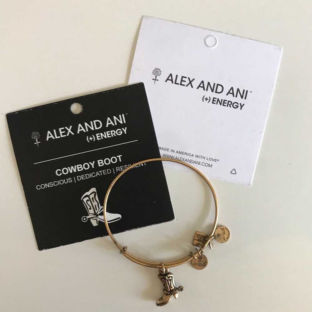 Alex and Ani Cowboy Boot Bangle